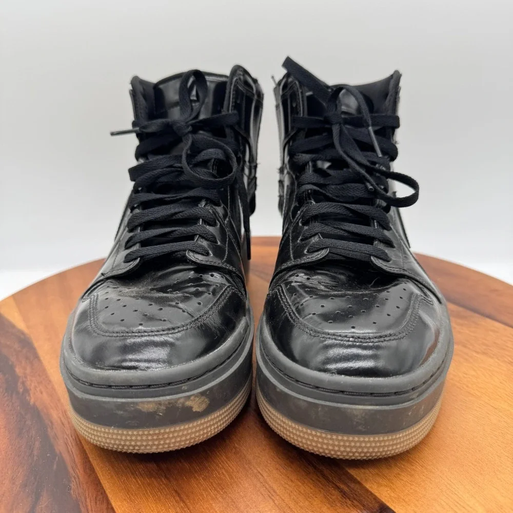 Nike Air Jordan 1 Elevate High Womens 11.5 Black Gum Athletic Shoes Sneakers